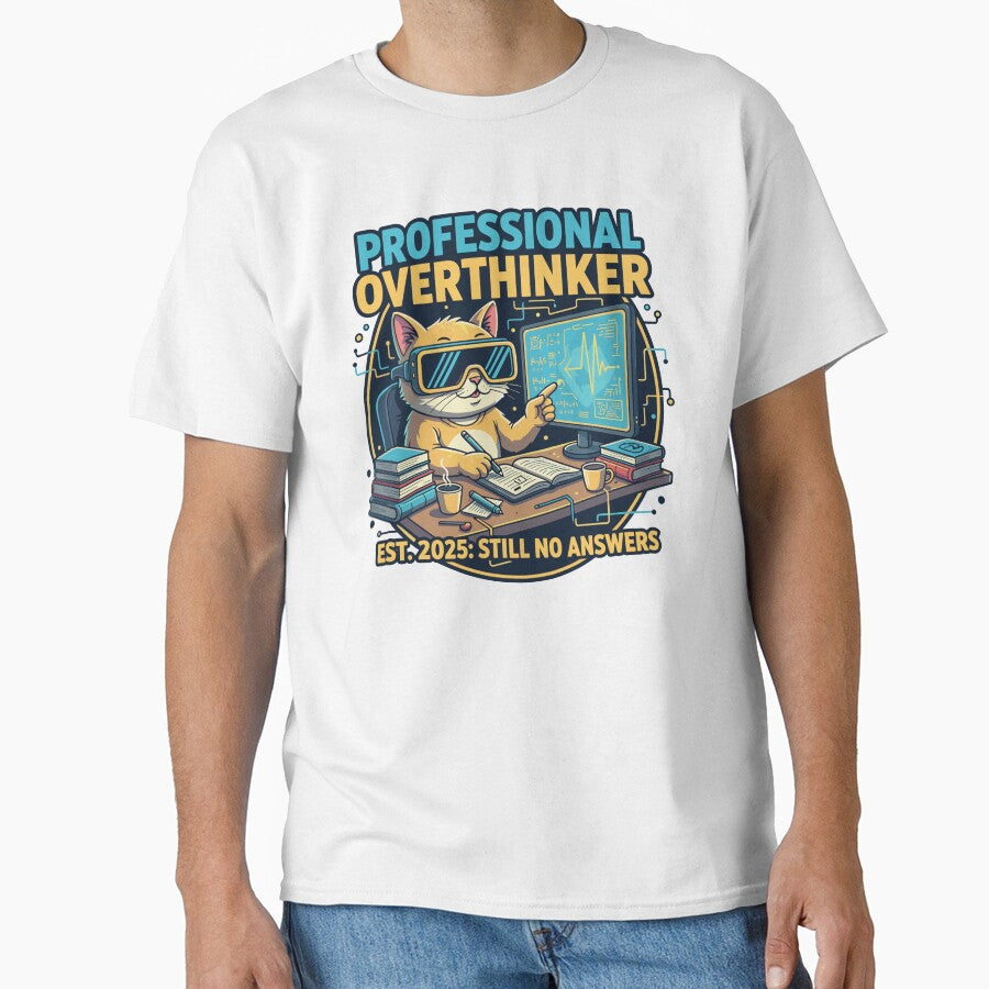Profesional Overthinker by The Retro Tee