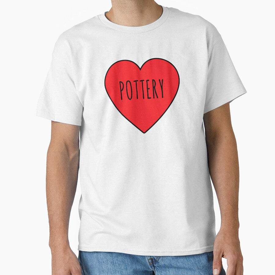 I Love Pottery Heart by Vanover Designs