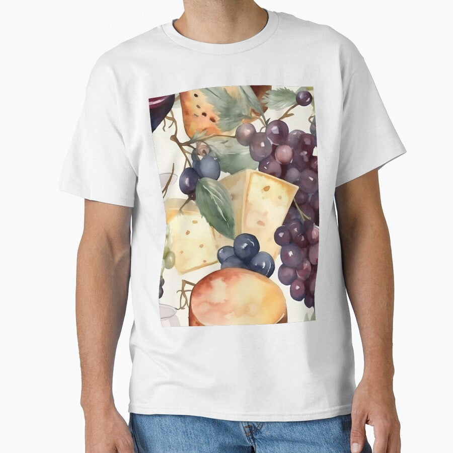 Wine and Cheese Water Color 2 by FantasyRealmOP