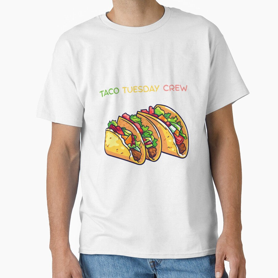 Taco Tuesday Crew - Funny Mexican Food Design by BrightMood Designs