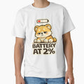 Battery at 2% – Social Battery Introvert Humor by Stikaro