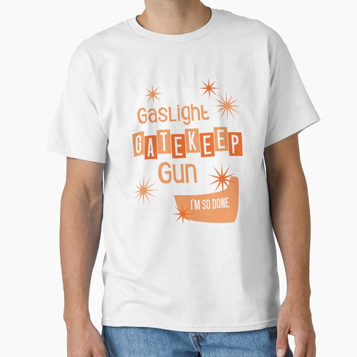 50's Orange Gaslight, Gatekeep, Gun by ShortcakeSketch