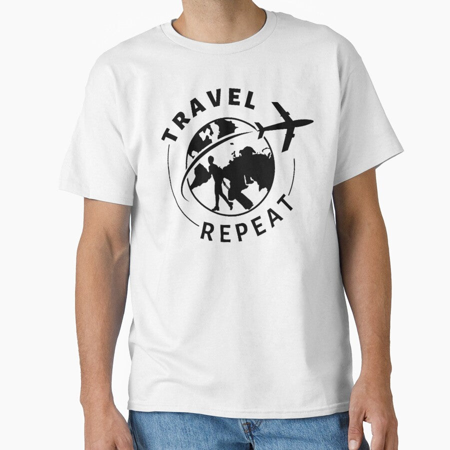 Travel & Repeat. – Minimalist Travel Quote Design by AlienTechs