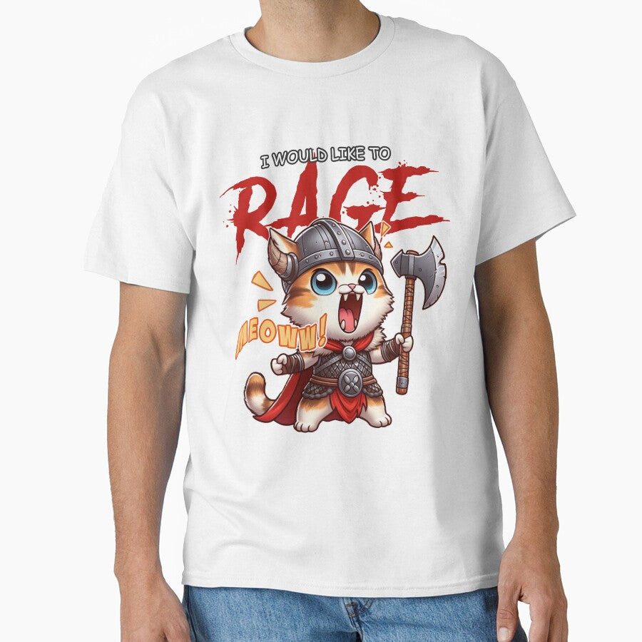 I Would Like to Rage - Barbarian Cat DnD by pinzka