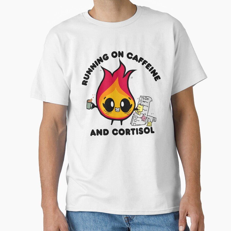 Running on Caffeine and Cortisol by Dr. B Sticker Rx