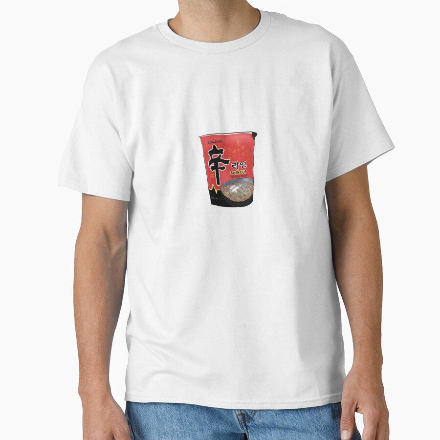 Spicy Shin Ramen Cup – Cute Illustrated Noodle Art by EdithsAttic