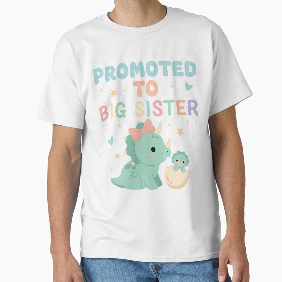 Promoted To Big Sister Gender Reveal Baby Shower by LuminOrb