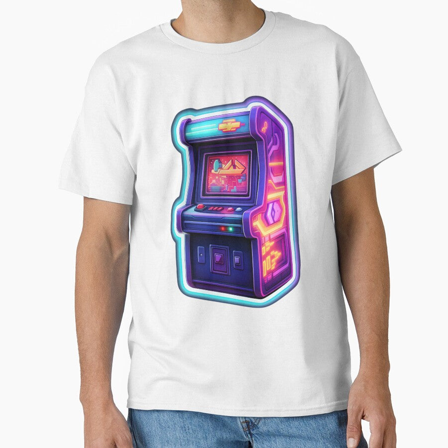 Retro Arcade Blast - Vintage Game Machine Design by UrsaStick