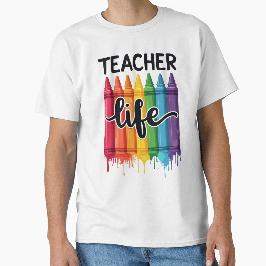 Teacher Life Crayons by Valascanza