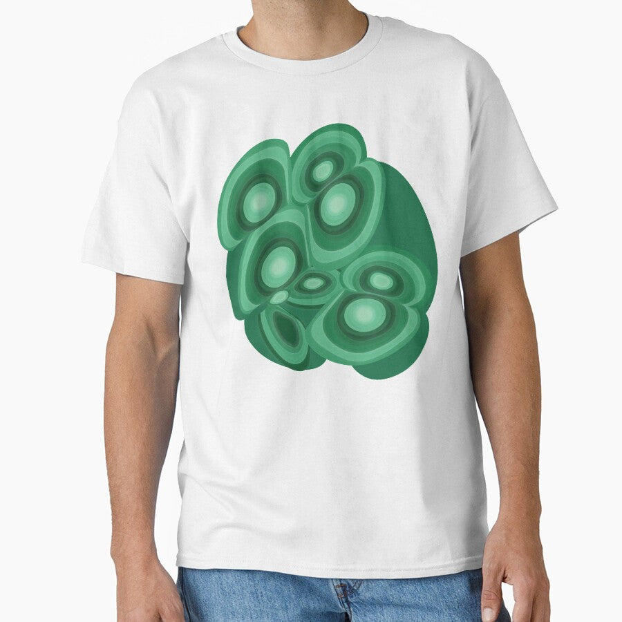 Hand Drawn Natural Green Malachite by Alice-Mills