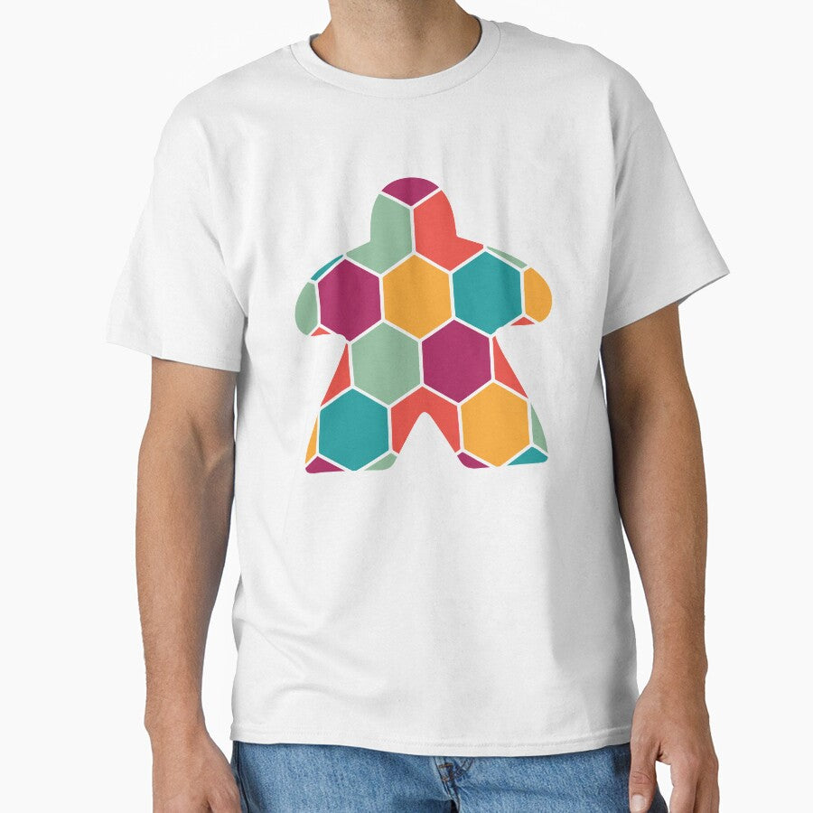 Hexagon Pattern Meeple for Board Game Loers by BeamGeeks