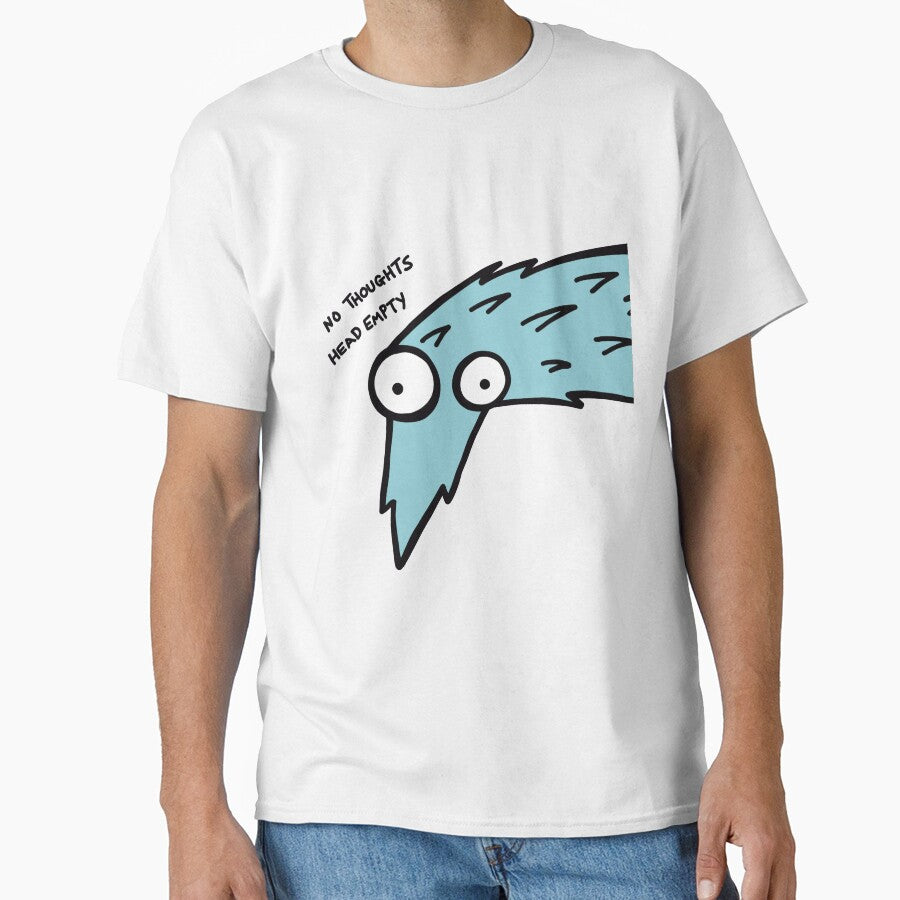 Worm on a String "No Thoughts, Head Empty" (Blue) by pichosaur