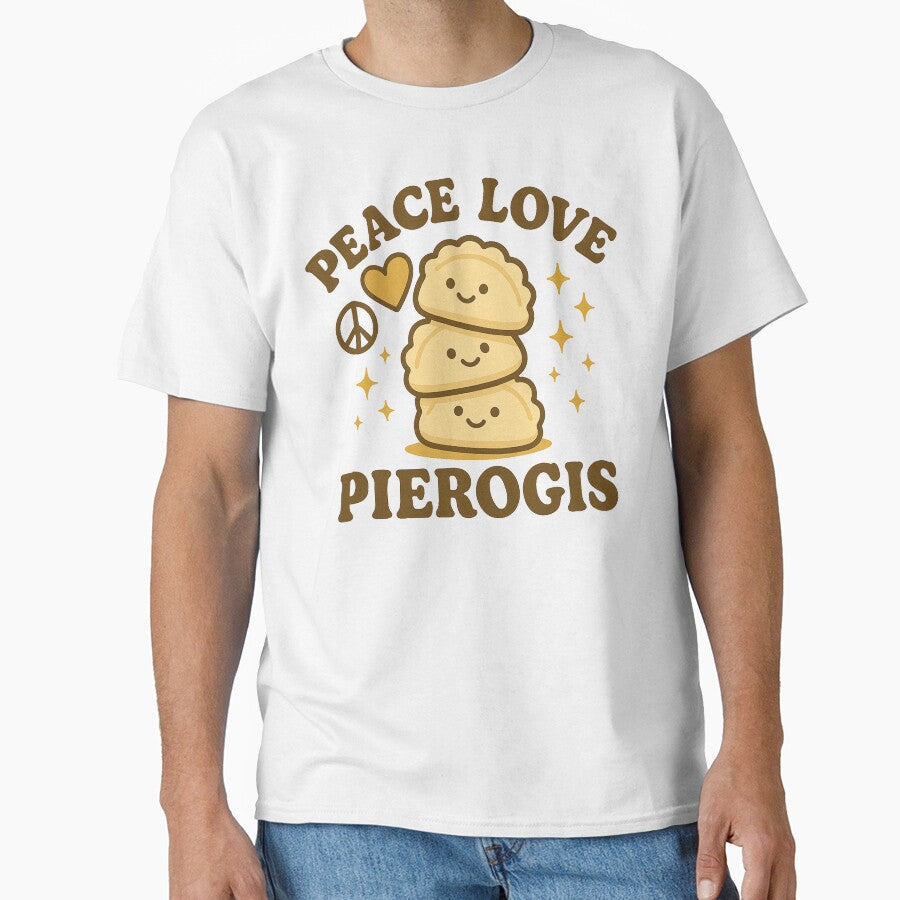 Peace Love Pierogis funny Pierogis fan by snowry