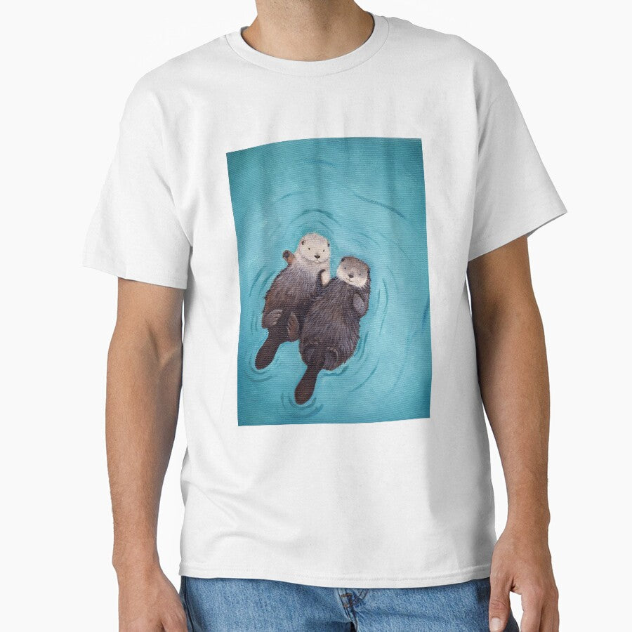 Otterly Romantic - The Official Otters Holding Hands by wguineapigsfly