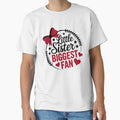 Little Sister Biggest Fan Baseball by theartfulaspie