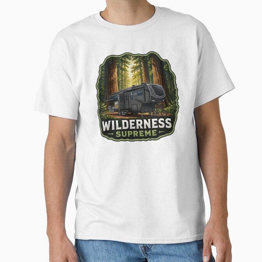 Fifthwheel RV Art - Luxury Forest Camping Design by SasquatchTrail