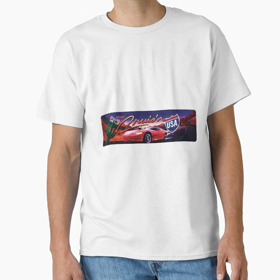 Retro Cruis'n USA  Arcade Style Marquee Design by TheRainFamily
