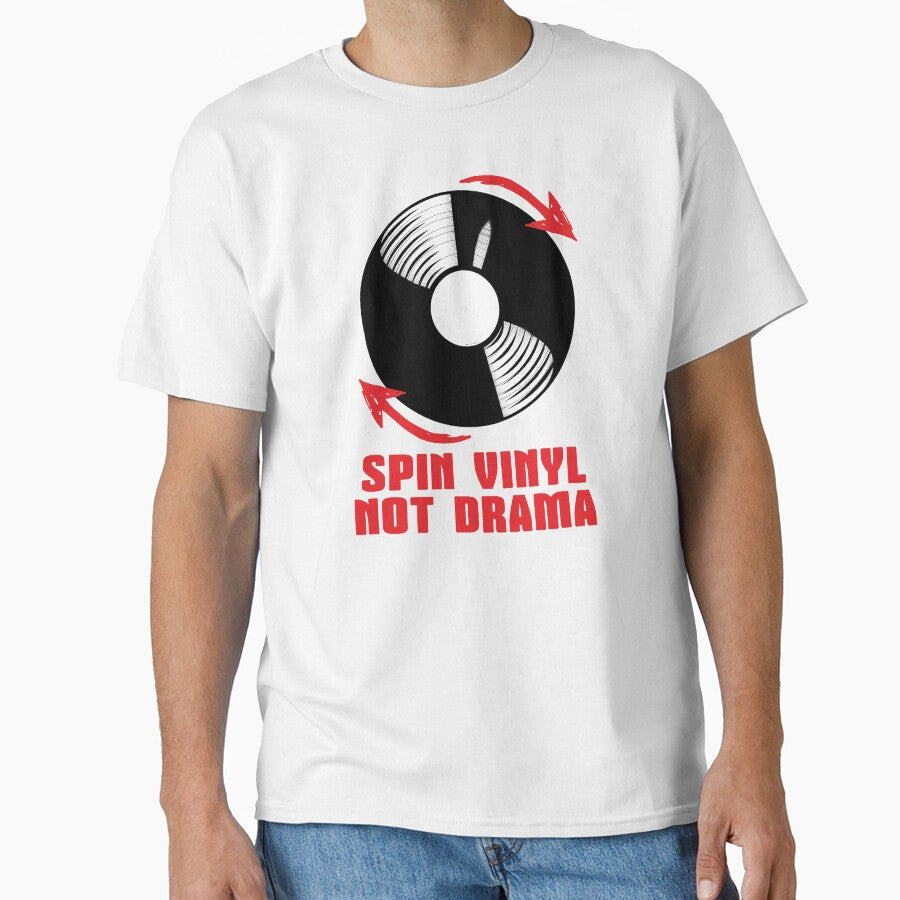 Spin Vinyl Not Drama - Funny Retro Vinyl Record For Music Lovers by Dmetalx Art Apparel