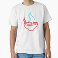 Spicy Ramen Noodles Neon (Medium Graphic on Black) by Casa de Garcia