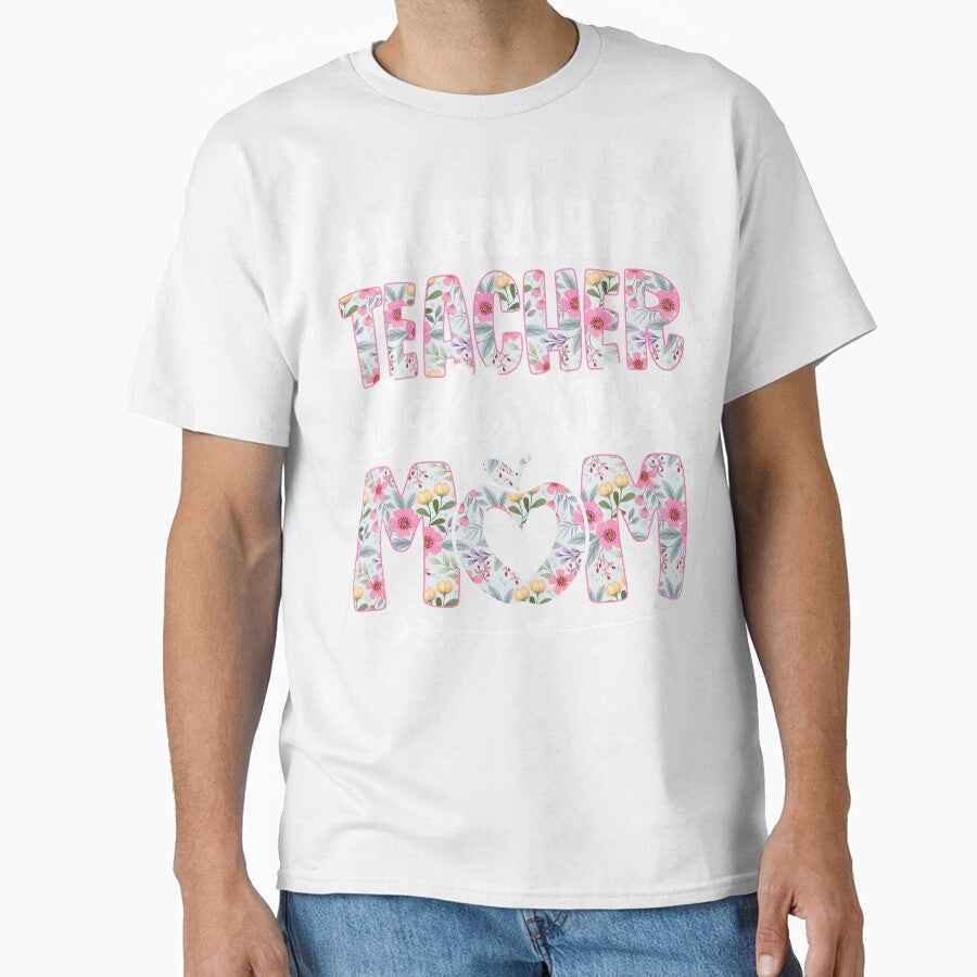 Teacher Mom Floral Design – Perfect Gift for Educator Moms by mraihan