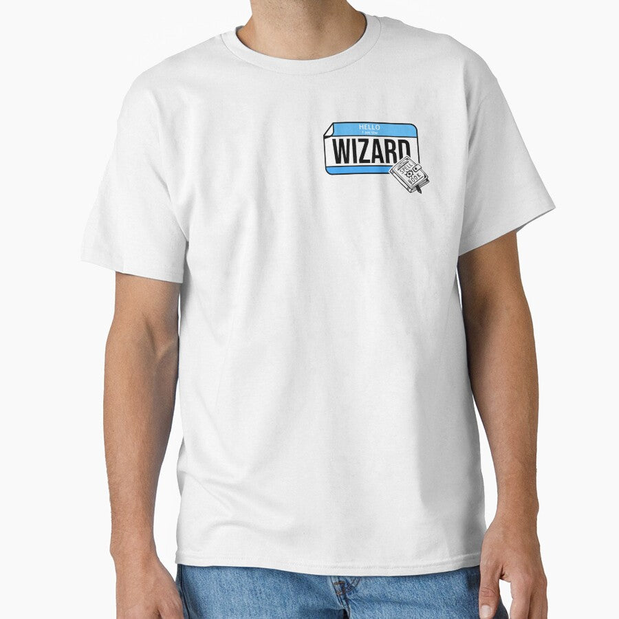 Hello, I am the Wizard DnD Nametag by DruidsDesigns