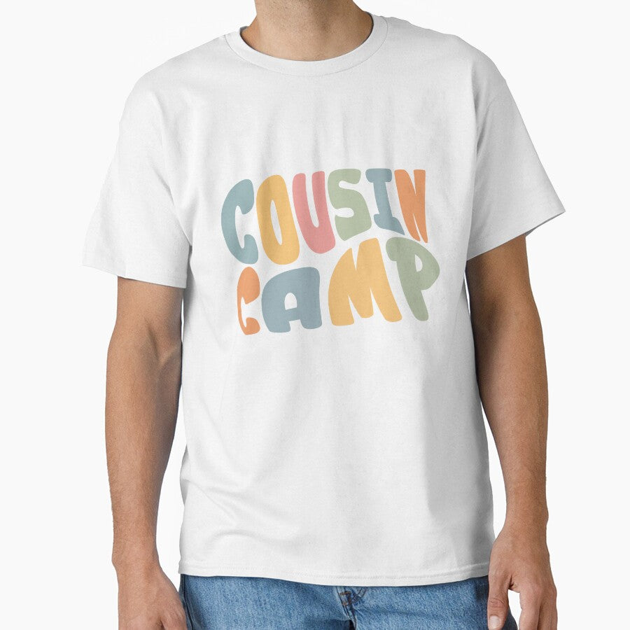 Cousin Camp Typography – Family Reunion Matching Shirt Design by PixelWaveBD