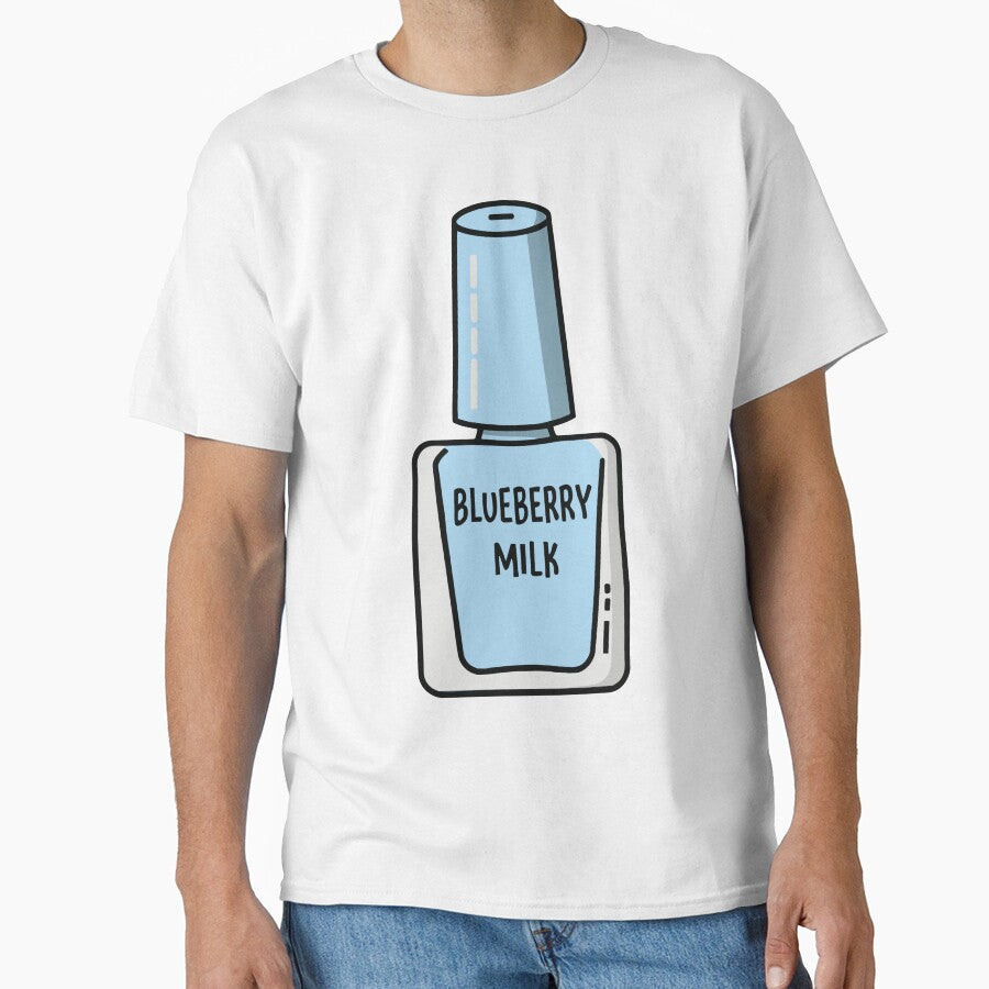 Blueberry Milk Nail Polish Art by EmeraldeaArt