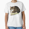 Sus, But Cute – Kawaii Judgmental Cat Illustration by Pickled Poppies