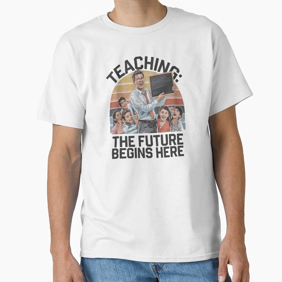 Teaching: The Future Begins Here Retro Teacher by Taans-Creation