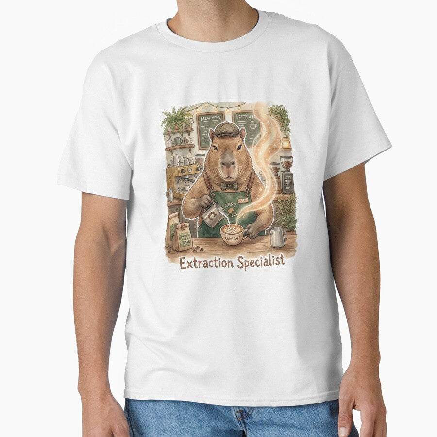 Extraction Specialist - Lofi Barista Capybara by HiruK