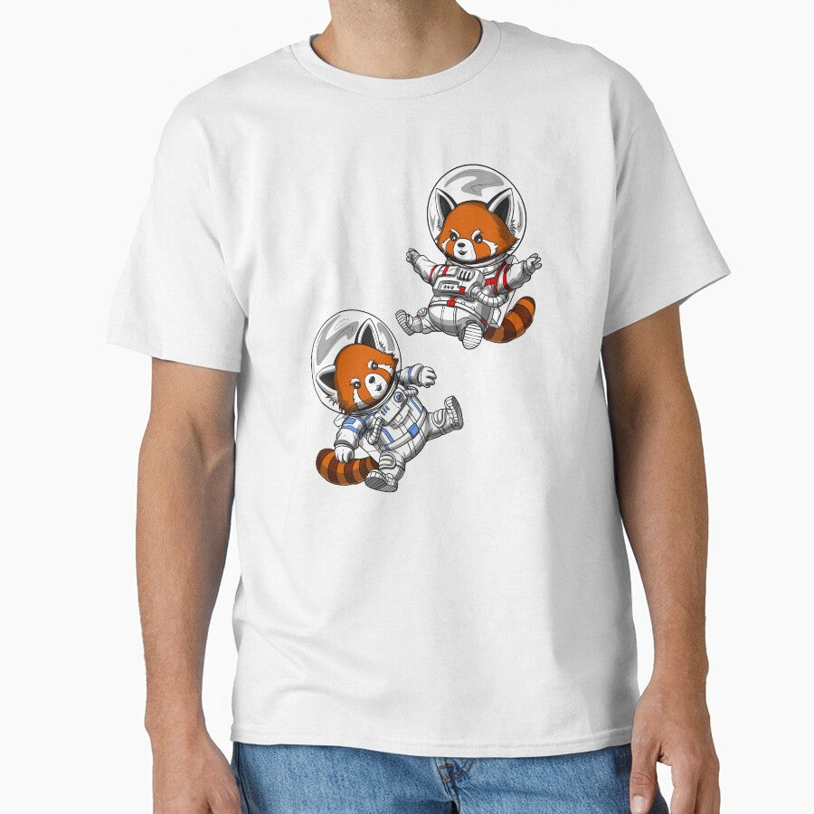 Red Panda Bear Astronauts by underheaven