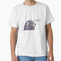 No Thoughts Head Empty - Derpy Pigeon Face Meme by Petzzz
