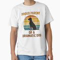 Retro Proud Parent of A Dramatic Dog Pet Humor by Masaw
