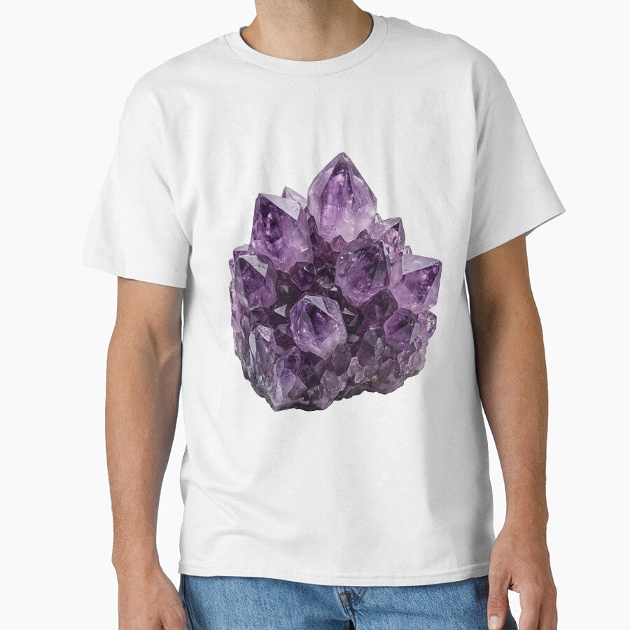 Raw Amethyst Crystal Mystical Energy Art by arthubgirl