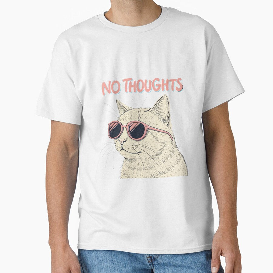 No Thoughts Cat – Head Empty, Vibes Only by Artiviose