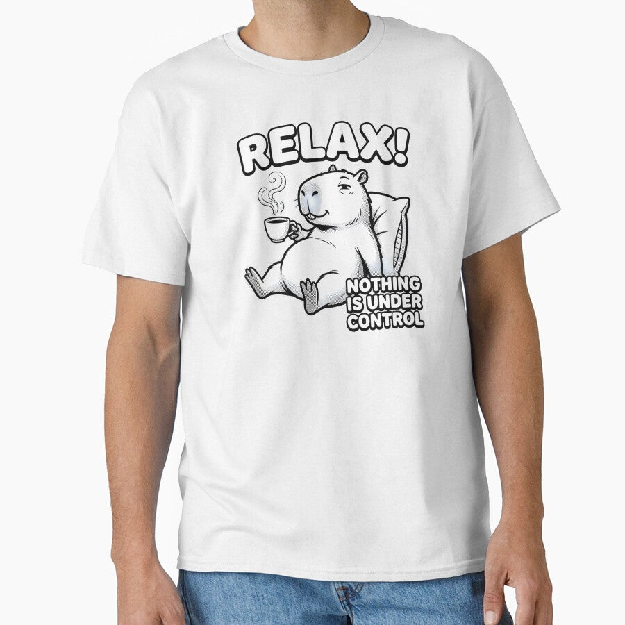 Relax Nothing Is Under Control Capybara by TshirtsOnline-