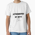 Funny Boy Mom Shirt Outnumbered By Boys T-Shirt, Mother of Sons Gift, Chaos Coordinator Graphic Tee by pipolabco