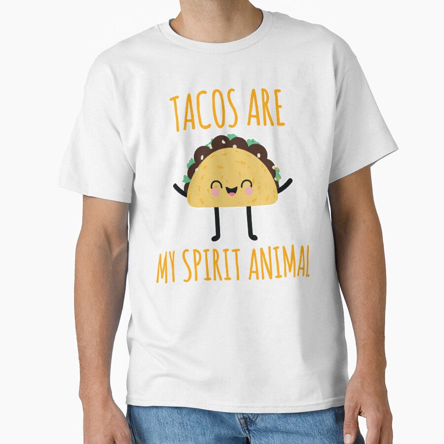 Tacos Are My Spirit Animal Taco Lover Design by narekmug