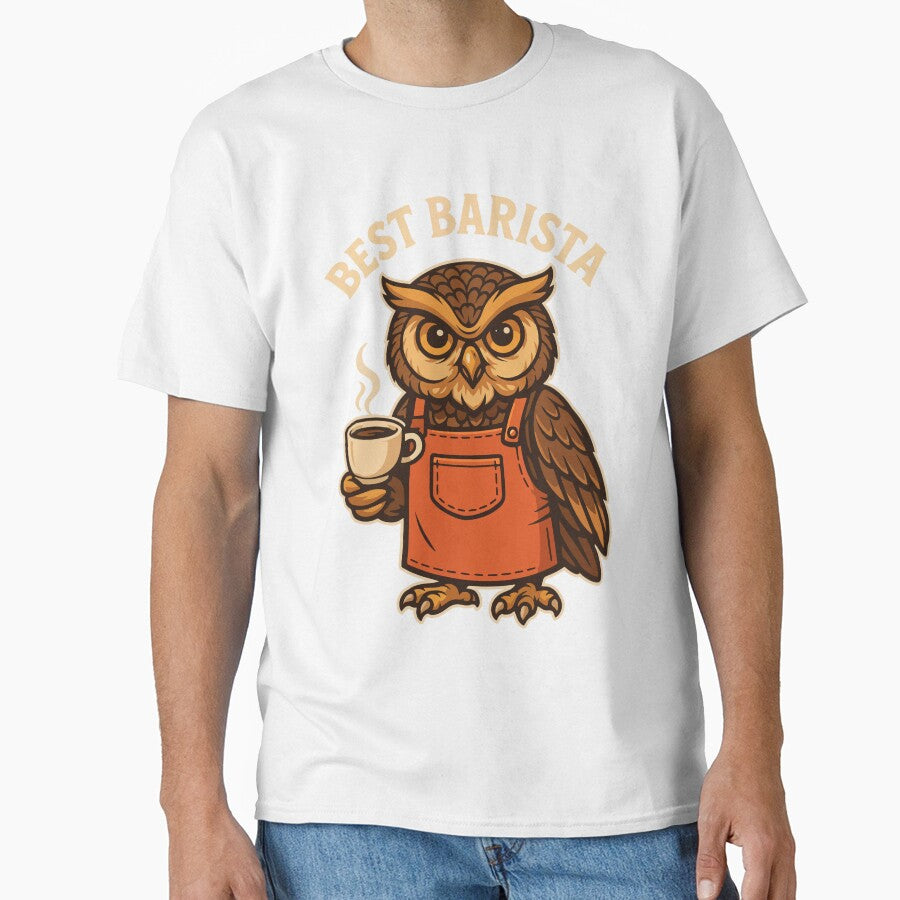 Best Barista – Owl Design for Night Shift Coffee Masters by Coffee Lifestyle