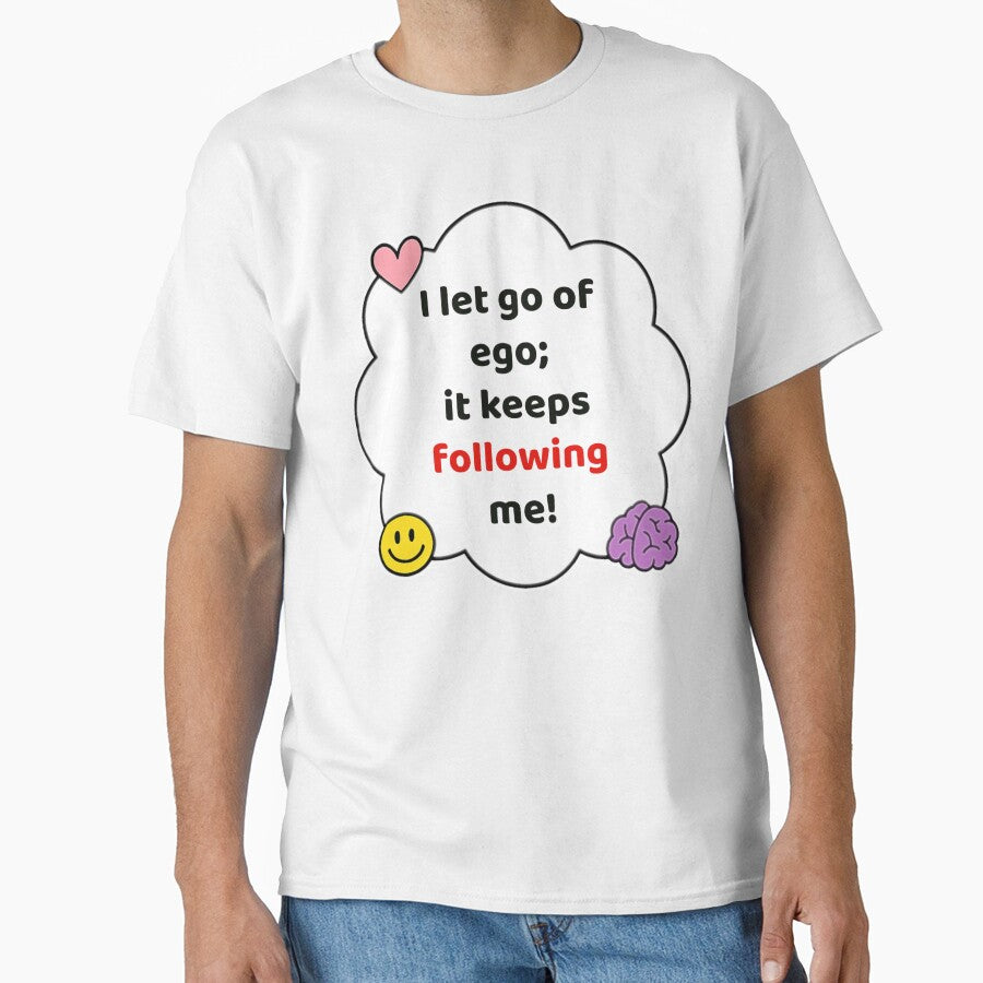 Coping Humor – Letting Go of Ego (Trying) – Gift for Spiritual Girlies – Cute Soft Sticker by JacobKAurumhead