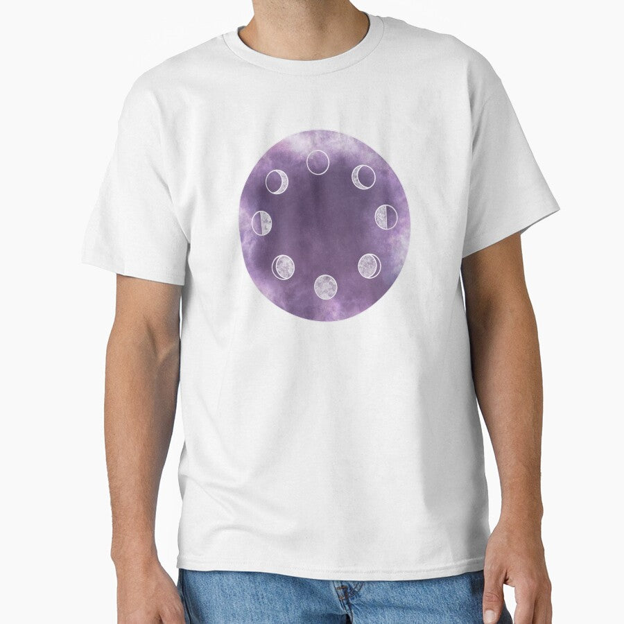 Purple Moon Phases Lunar Cycle by heathergrey95