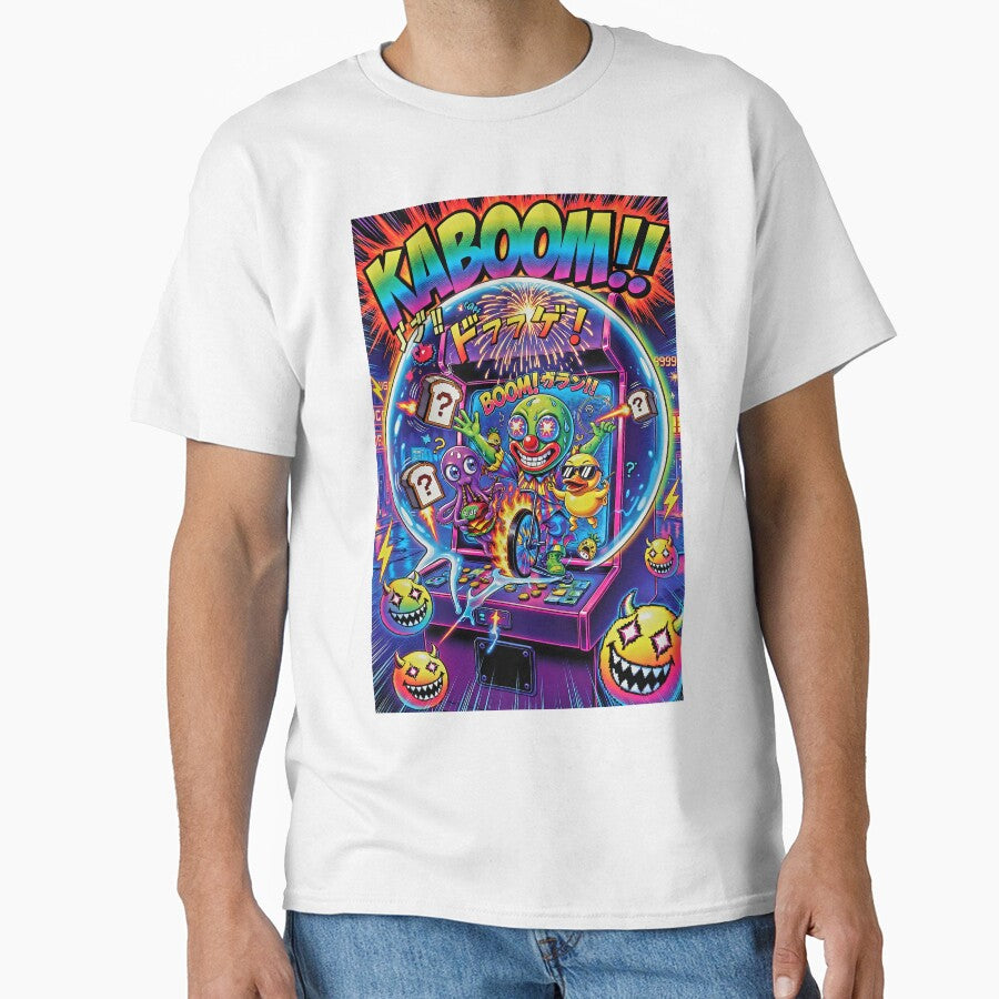 KABOOM!! Psychedelic Arcade Explosion - Clown, Octopus & Duck Chaos by David Brookes Digital