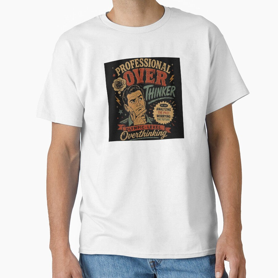 Professional Overthinker Funny design by LunaVales
