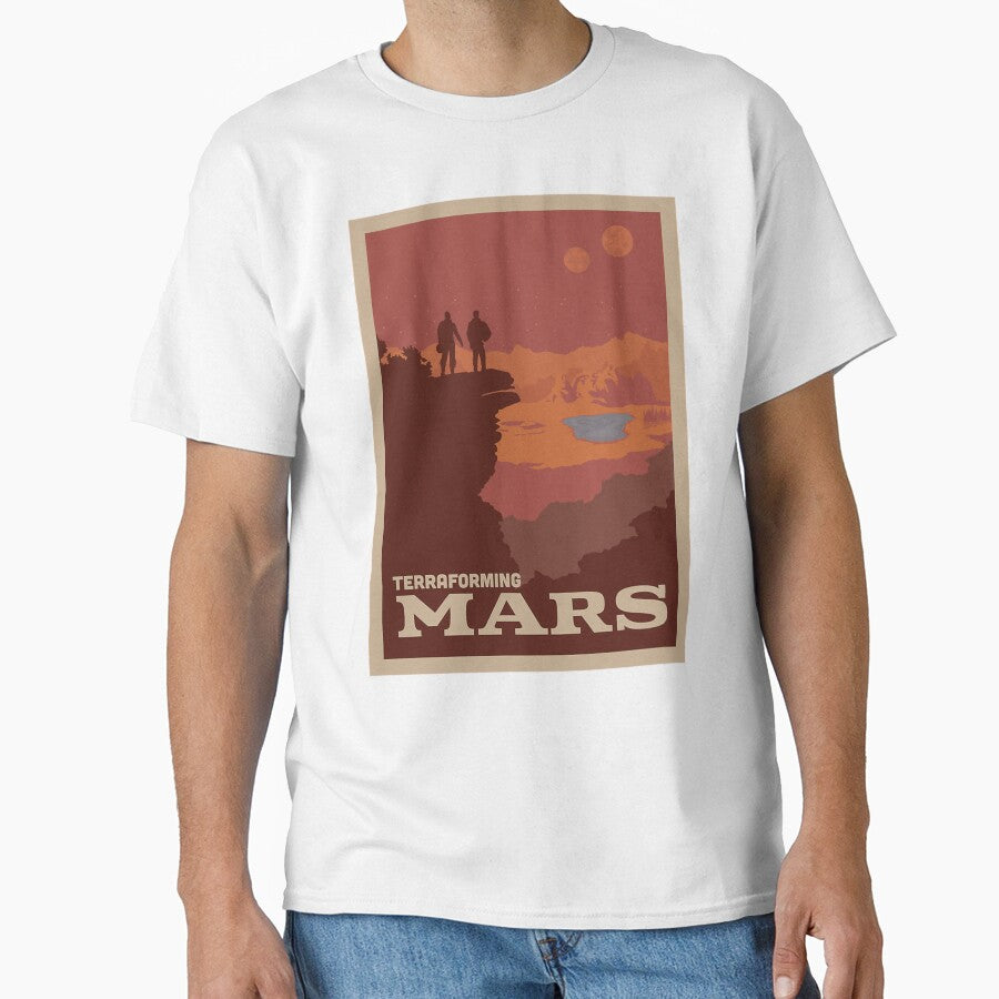 Terraforming Mars Board Game - Minimalist Travel Poster Style - Gaming Art - Board Games by thymowalravens