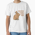 drama i dont know her No Drama Capybara – Chill Funny Animal Sticker by El-kournafi