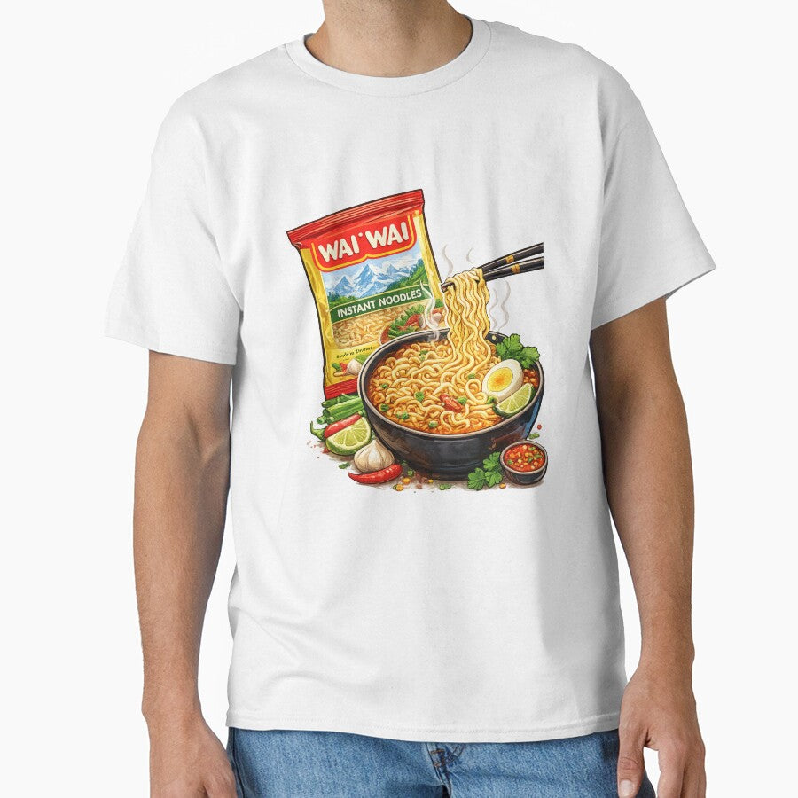 Wai Wai Instant Noodles Spicy Ramen Bowl Nepal by Aryabek