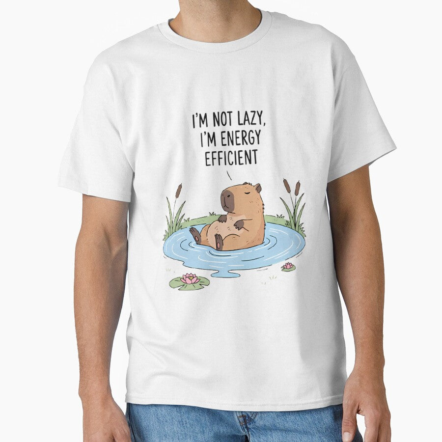 Professional Relaxer Capybara Art Print - Cute Zen Animal Design by FreshPrintCo