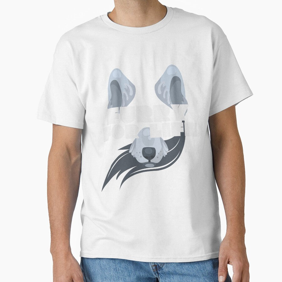 Furry Fandom T-Shirt, Furry Wolf Shirt, Anthromorphism, Furry Weekend,  2024 T-Shirt, Anthrocon by CloverAnnie