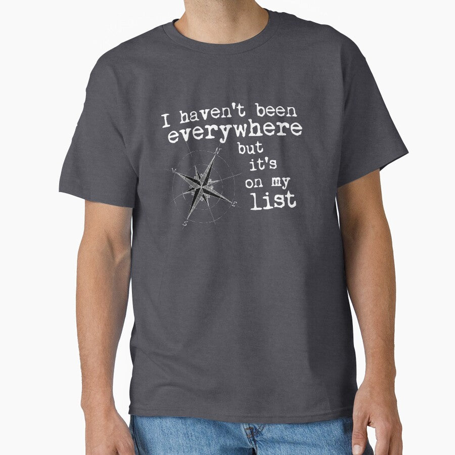 I haven't been everywhere but it's on my list - Susan Sontag - White Lettering by NewNomads