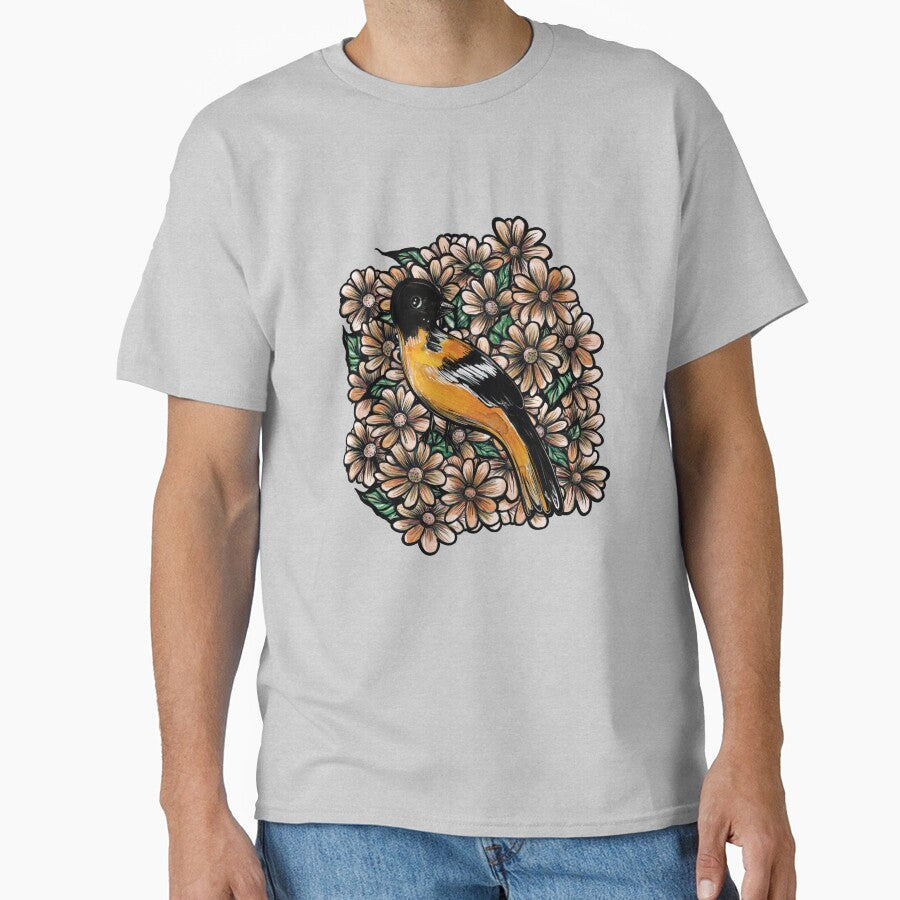 Oriole Art Bird Nerd designs by FrictionMaxxing